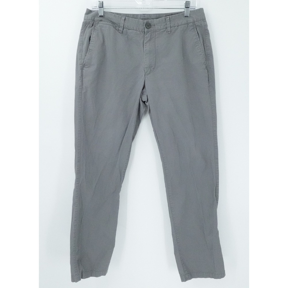 Bonobos Slim Straight Chino Pants Mens 32x30 Gray‎ Casual Business Preppy